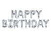 Picture of FOIL BALLOON HAPPY BIRTHDAY SILVER 340 X 35CM